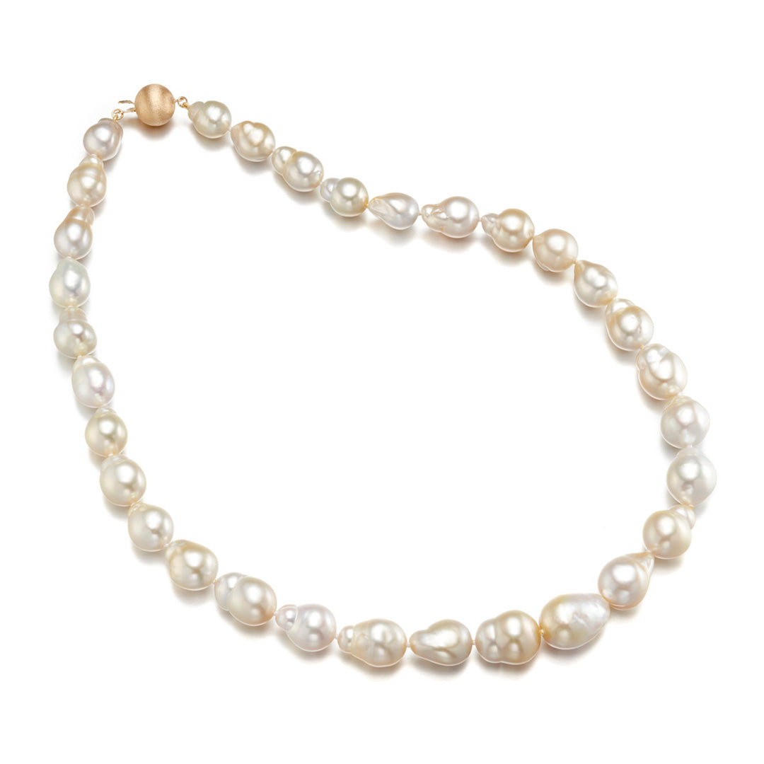 Gump's Signature Baroque Golden South Sea Pearl Necklace