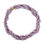 Gump's Signature 4-5mm Lavender Pearl 5-Strand Twist Necklace