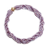 Gump's Signature 4-5mm Lavender Pearl 5-Strand Twist Necklace