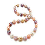 Gump's Signature 10-13.8mm Multi-Color Pastel South Sea Pearl Necklace
