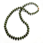 Gump's Signature Siberian Green Jade & Gold Graduated Abacus Necklace
