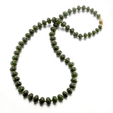 Gump's Signature Siberian Green Jade & Gold Graduated Abacus Necklace