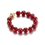 Gump's Signature 12mm Carnelian Faceted Bead Bracelet