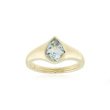Gump's Signature Raindrop Ring in Aquamarine