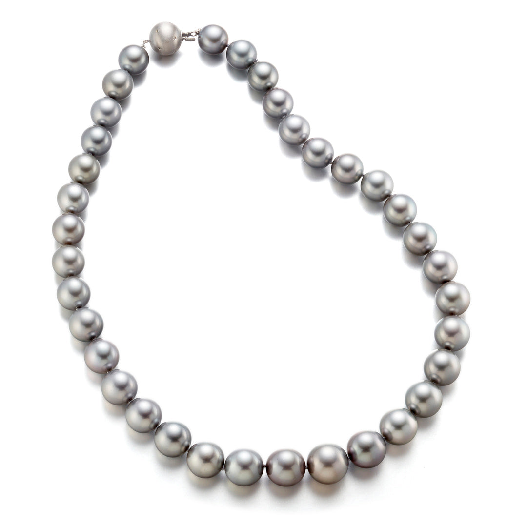 Gump's Signature 11-13.9mm Silver Tahitian Pearl Necklace
