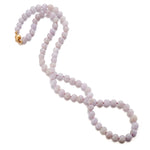 Gump's Signature 7.5mm Lavender Jade Bead Necklace