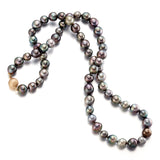 Gump's Signature 8-11mm Multi-Color Graduated Tahitian Pearl Necklace