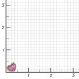 Heart Earrings in Pink Sapphires