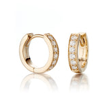 Diamond Hoop Earrings