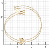 Best Friend Heart Bracelets, Set of 2