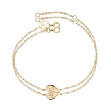 Gump's Signature Best Friend Heart Bracelets, Set of 2