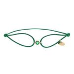 Gump's Signature Green Cord Bracelet in Emerald