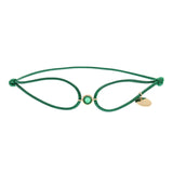 Gump's Signature Green Cord Bracelet in Emerald