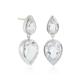 Sorella Earrings in White Topaz