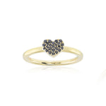 Gump's Signature Black Diamond Heart Ring