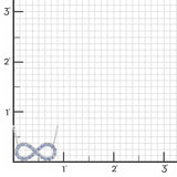 Infinity Necklace in Tanzanite