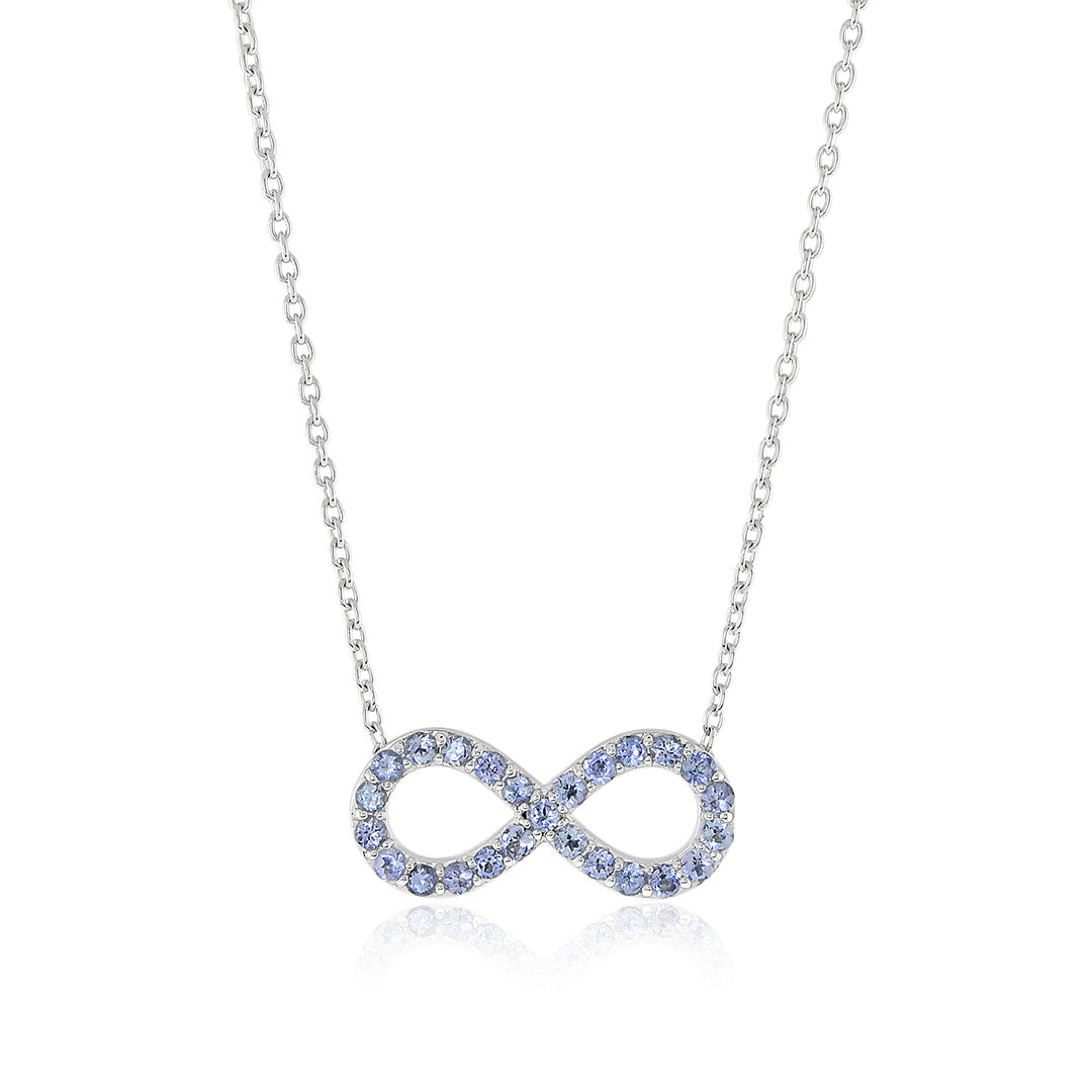 Gump's Signature Infinity Necklace in Tanzanite