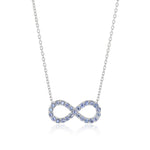 Gump's Signature Infinity Necklace in Tanzanite