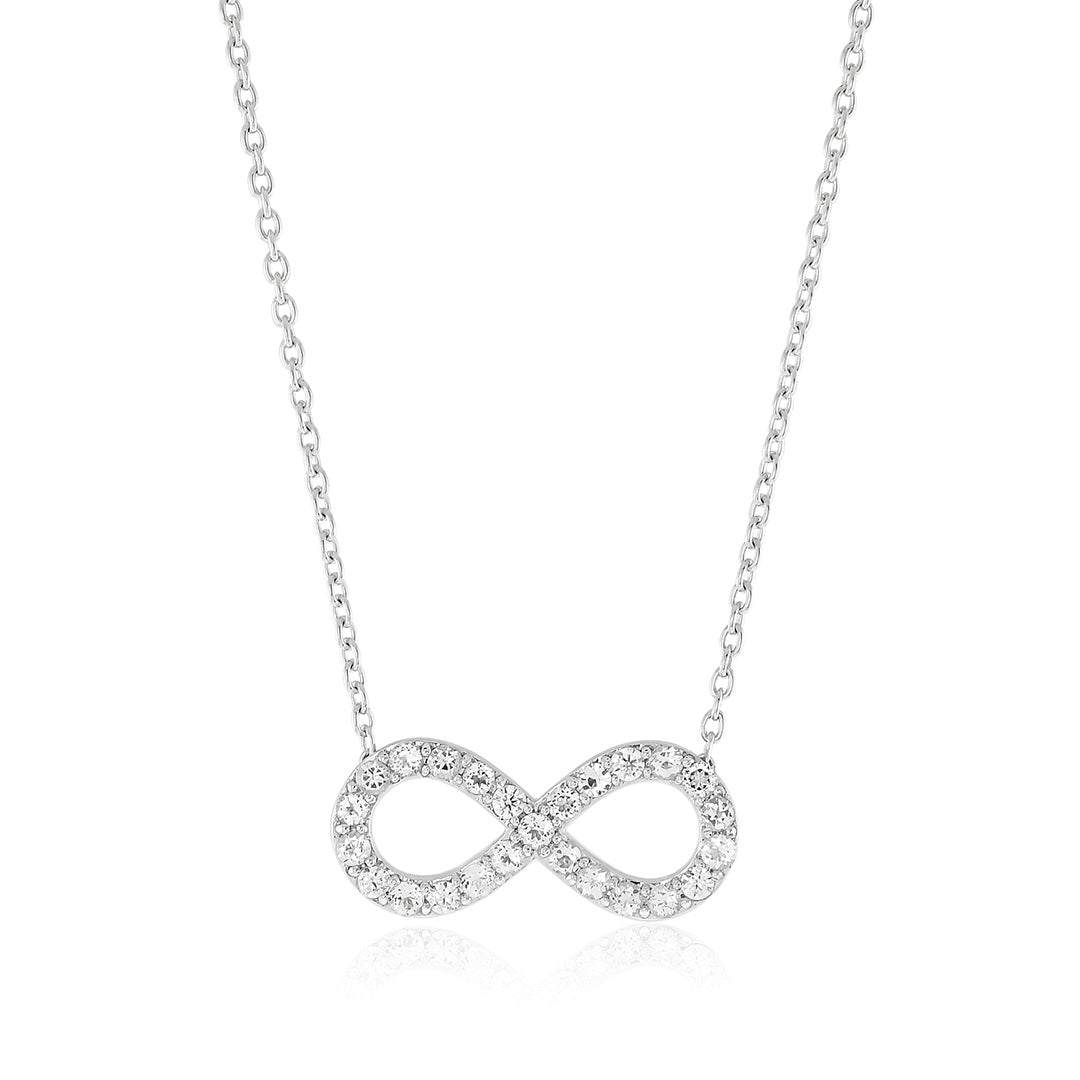 Gump's Signature Infinity Necklace in White Topaz
