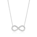 Gump's Signature Infinity Necklace in White Topaz