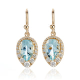 Gump's Signature Aria Earrings in Aquamarines & Diamonds