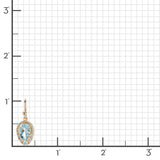 Aria Earrings in Aquamarines & Diamonds