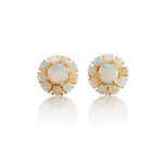 Gump's Signature Floret Earrings in White Opals