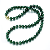Gump's Signature 9mm Green Nephrite Jade Necklace