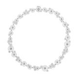 White Daisy Layered Necklace