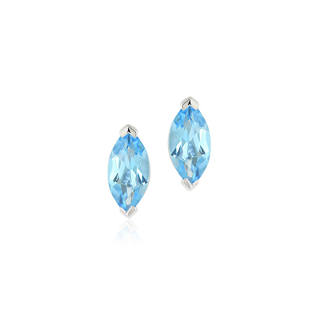 Gump's Signature Antoinette Earrings in Swiss Blue Topaz