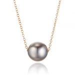 Tahitian Pearl Slide Pendant Necklace