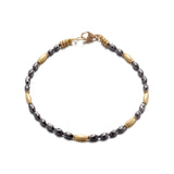 Barbara Heinrich Black Diamond Oval Bead Bracelet