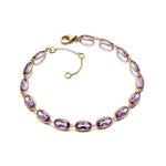 Kothari Amethyst Line Bracelet