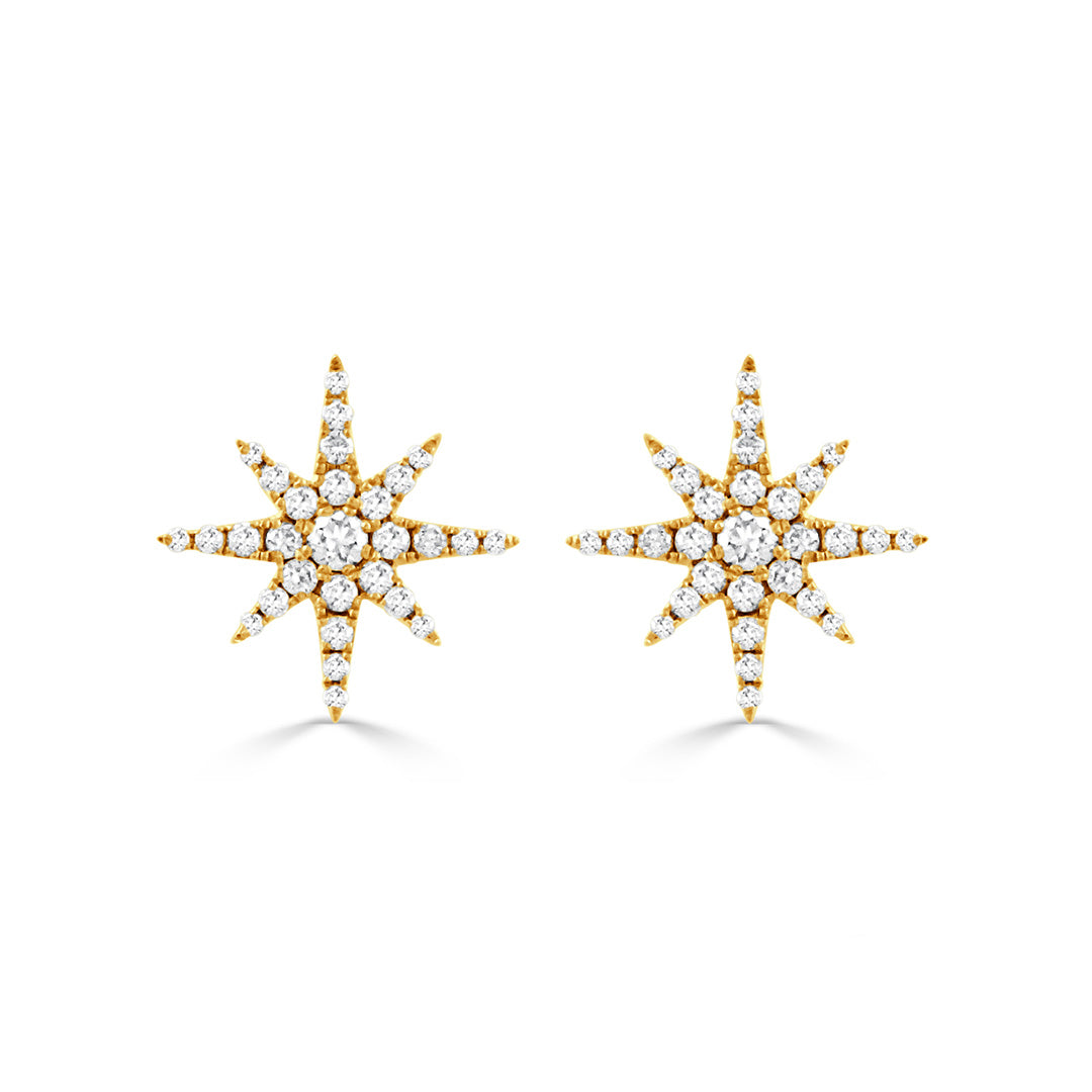 Doves Diamond Celestial Earrings