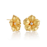 Diamond Mini Morning Glory Earrings