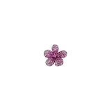 Pink Sapphire Blooming Blossom Charm