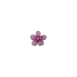 Loquet London Pink Sapphire Blooming Blossom Charm