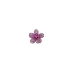 Loquet London Pink Sapphire Blooming Blossom Charm