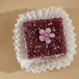 Pink Sapphire Blooming Blossom Charm