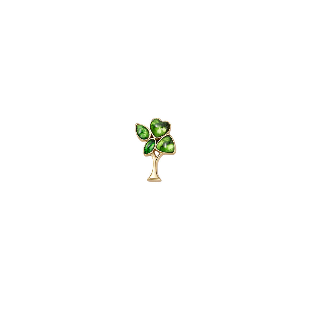 Loquet London Tsavorite Family Tree Charm
