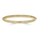 Zydo Yellow Gold Stretch Bracelet with Yellow Sapphires