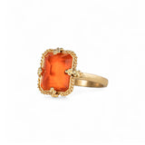 Sunstone Rectangular Ring