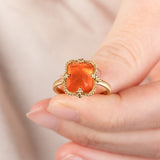 Sunstone Rectangular Ring