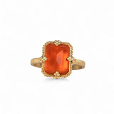 Sunstone Rectangular Ring