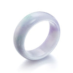 60mm Green & Lavender Jade Bangle