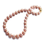 Gump's Signature 10-14mm Peach Bronze Pearl Necklace