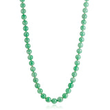 9mm Apple Green Jadeite Necklace