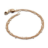 Gump's Signature Diamond Triple Chain Bracelet