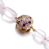 Graduated Rose Quartz Necklace