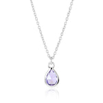 Gump's Signature Teardrop Pendant Necklace in Amethyst